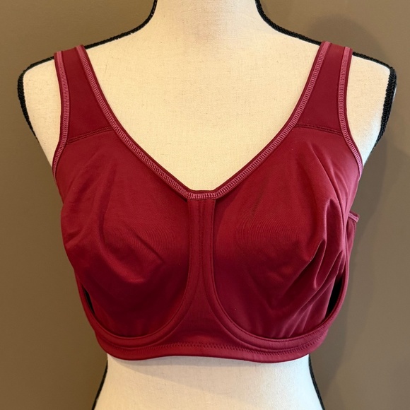 Wacoal Other - Wacoal #855170 Sport Floating Undersire Bra Burnt Orange Red, Size 38DDD